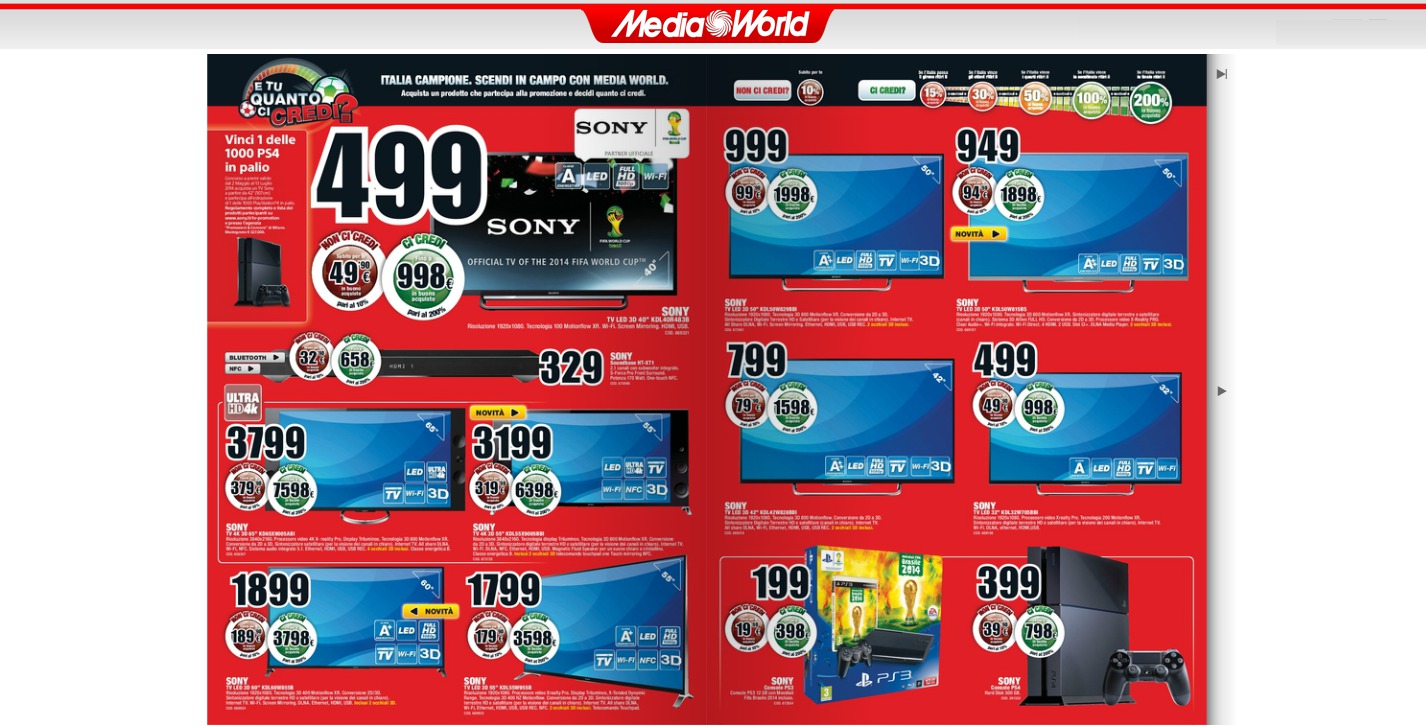 PlayStation 4 offerta mediaworld