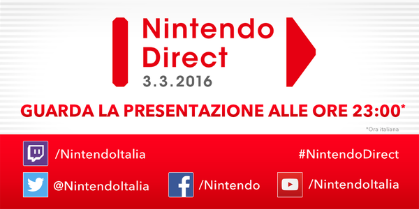 Nintendo Direct Marzo 2016