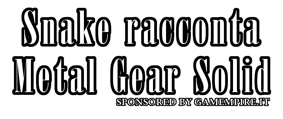 Snake racconta Metal Gear Solid Logo