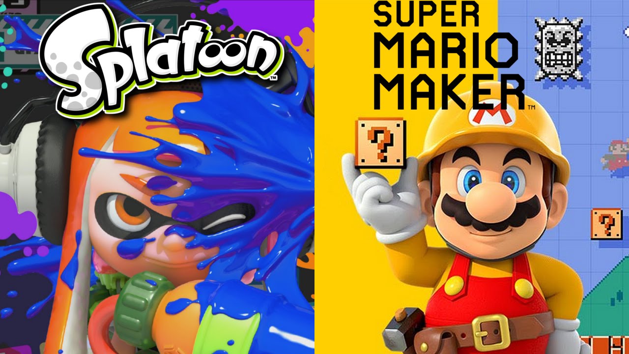 Splatoon Super Mario Maker Wii U NX