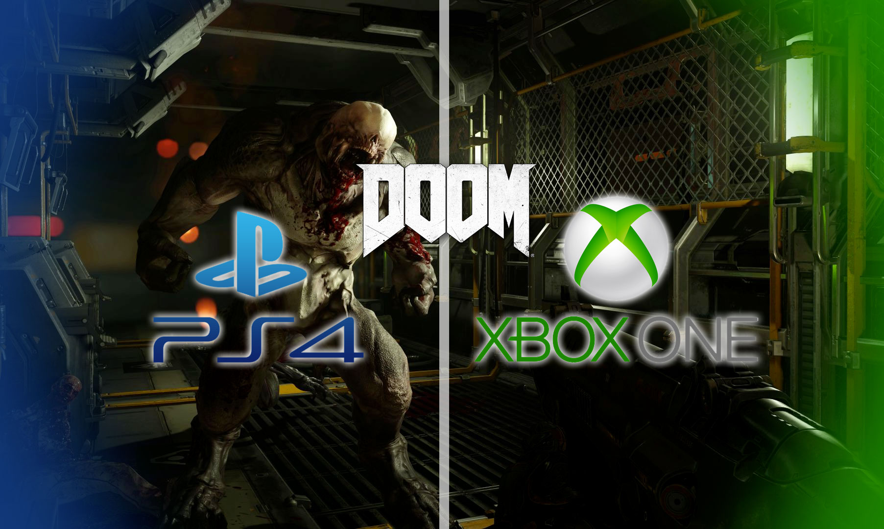 DOOM: Playstation 4 vs Xbox One