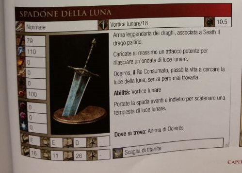 Dark Souls III Spadone della luna