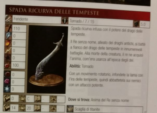 Dark Souls III Spada ricurva