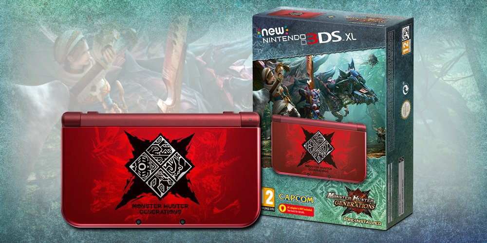 Monster hunter Generations 3DS XL Nintendo