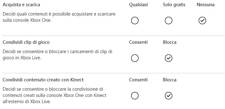 xbox sicurezza