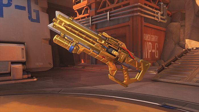 pistola oro overwatch