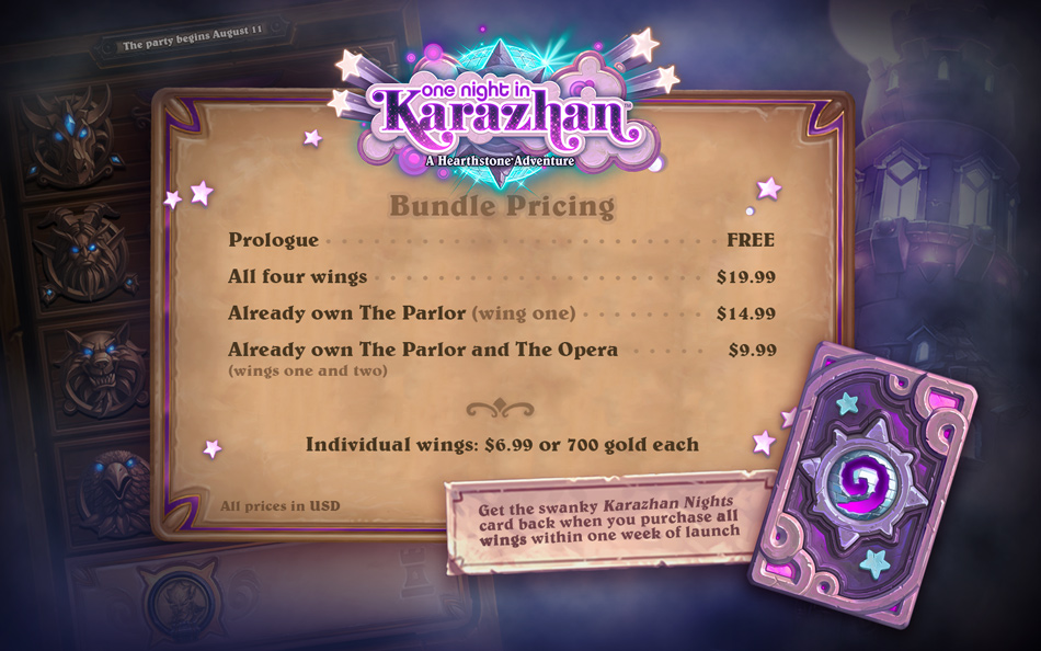 avventura karazhan hearthstone