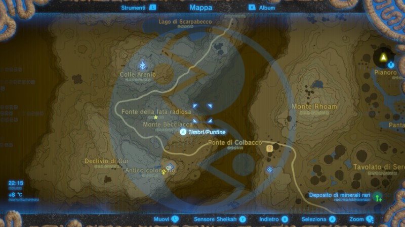Zelda Breath of the Wild Fata radiosa Kaysa mappa Nintendo Wii U Switch Gamempire