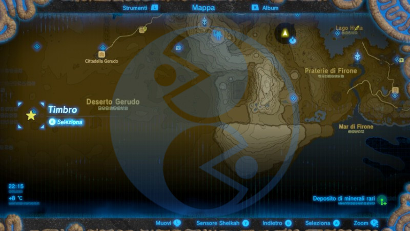 Zelda Breath of the Wild Fata radiosa Tera mappa Nintendo Wii U Switch Gamempire