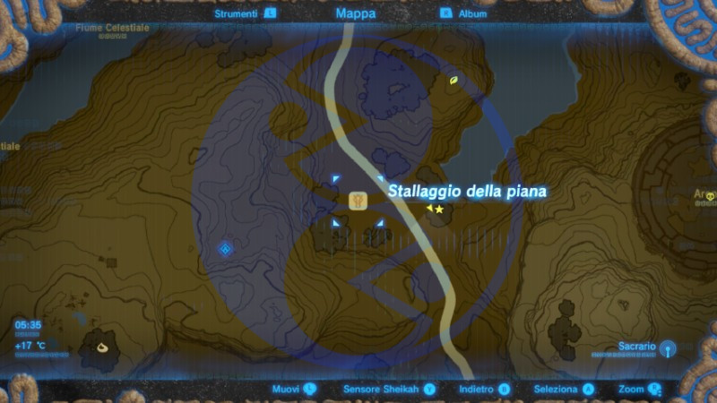 Zelda Breath of the Wild minisfida Mio Eroe! Stallaggio Piana mappa Nintendo Wii U Switch Gamempire
