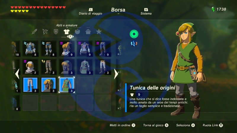 The Legend of Zelda Breath of the Wild guida armanture indossabili Set Eroe OriginiGamempire