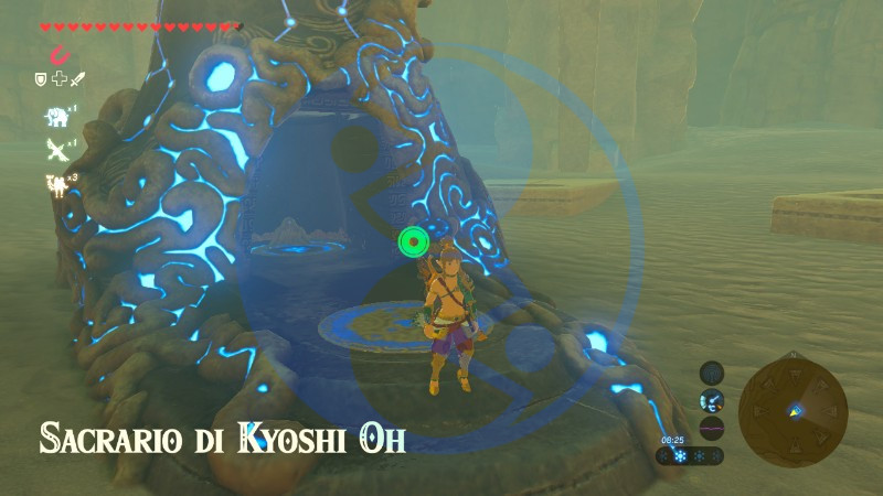 Zelda Breath of the Wild sfida sacrario le sette paladine sacrario Kyoshi Oh Nintendo Wii U Switch Gamempire