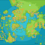 Pokèmon regioni mappa