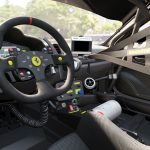 gt-sport Volante Ferrari interno.